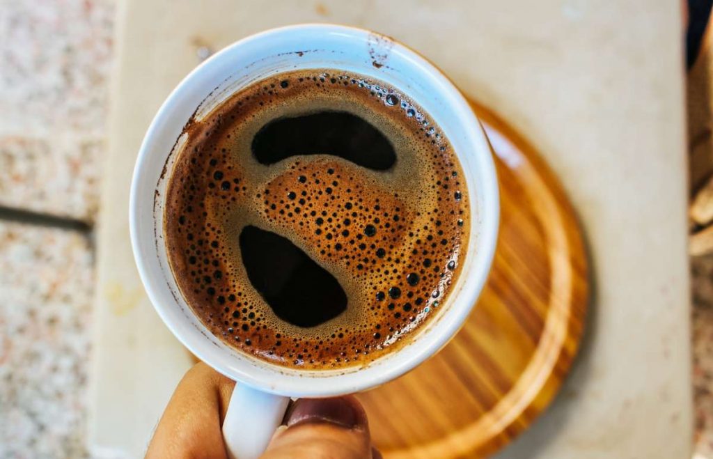 taza para tomar café